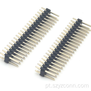 Conector de cabeçalho de pino de 2,2 mm fileira dupla 40P